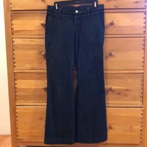 Banana Republic Classic Wide Leg dark denim